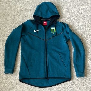 Nike Brasil soccer zip up hoodie